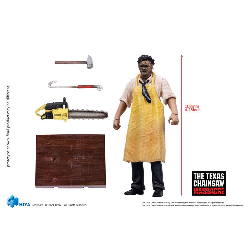 DÉCEMBRE 2025 : Texas Chainsaw Massacre (1974) - Figurine 1/18 Exquisite Mini Leatherface Killing Mask 11 cm