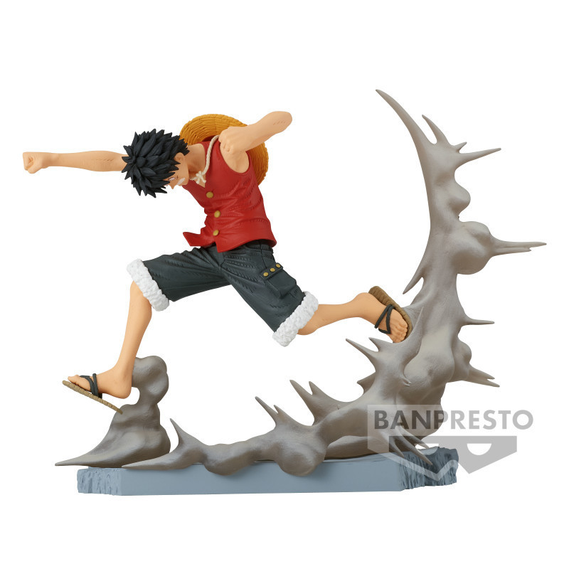 One Piece - Figurines Senkozekkei Monkey D. Luffy vs Rob Lucci BOITES OUVERTES