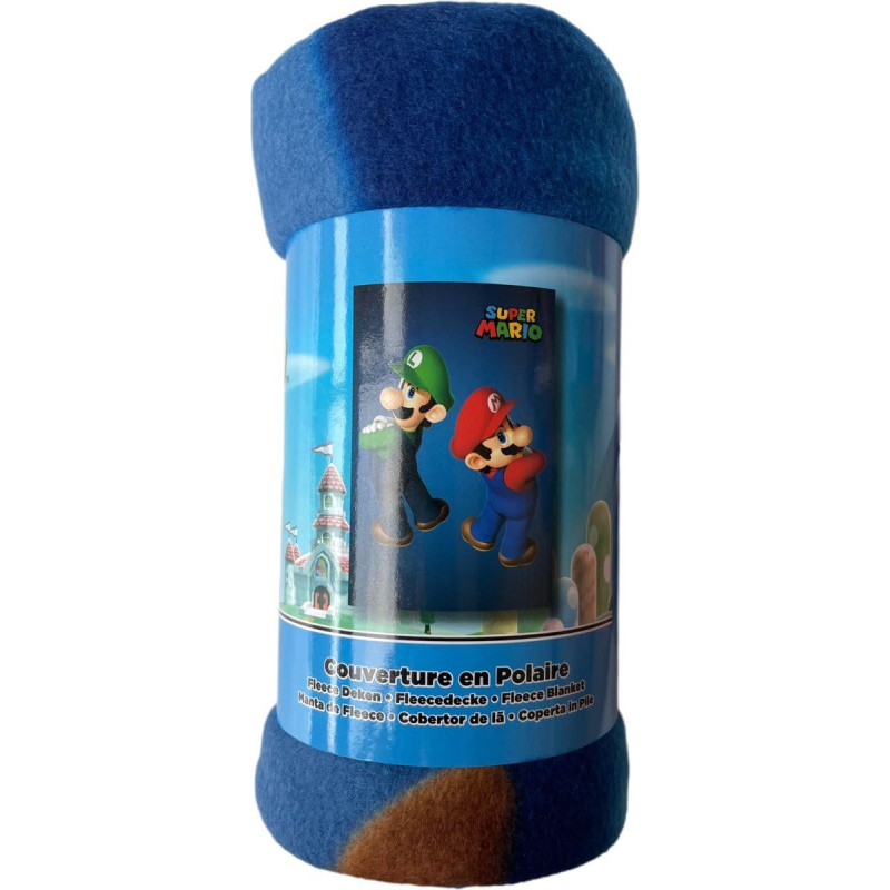 Super Mario – Couverture plaid Mario & Luigi 100x140 cm