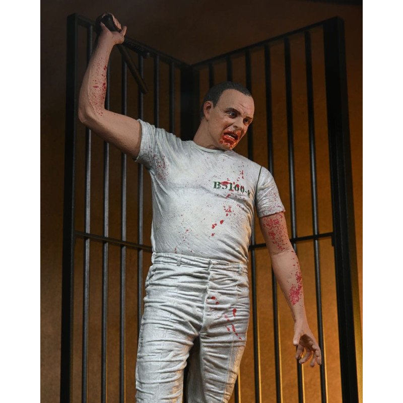 FIN 2025 : The Silence of the Lambs - Figurine Dr. Hannibal Lecter (Prison Escape) 18 cm