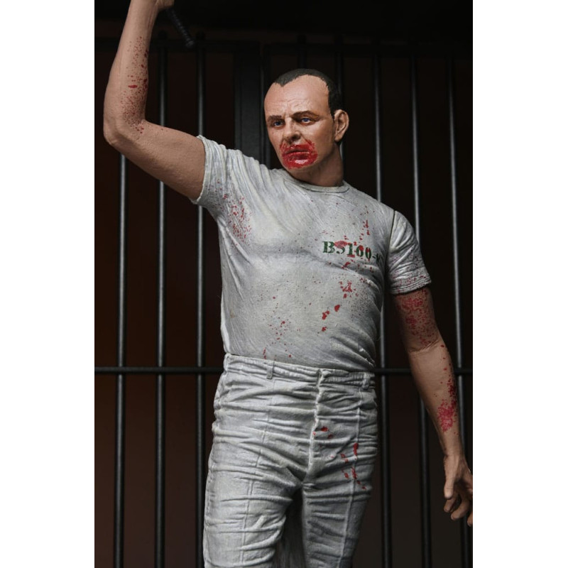 FIN 2025 : The Silence of the Lambs - Figurine Dr. Hannibal Lecter (Prison Escape) 18 cm