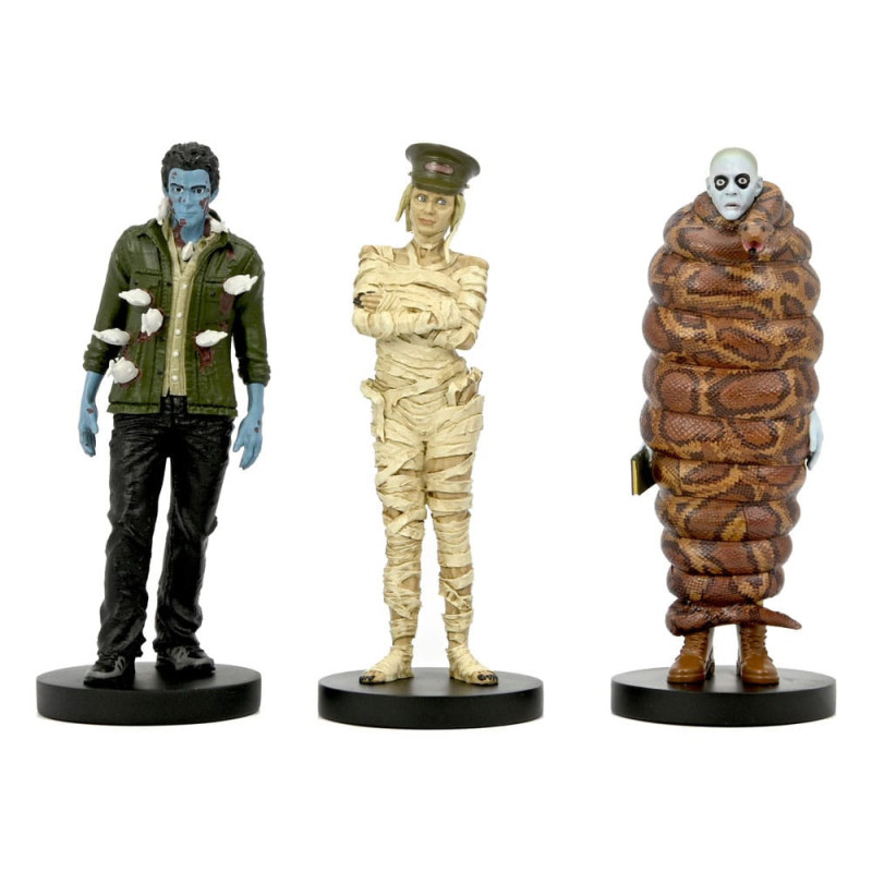 SEPTEMBRE 2025 : Beetlejuice 2 - Pack 3 figurines Immigration Hall 1 (10 cm)