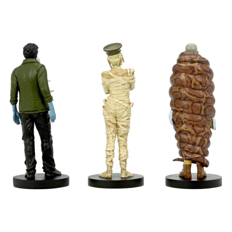 SEPTEMBRE 2025 : Beetlejuice 2 - Pack 3 figurines Immigration Hall 1 (10 cm)