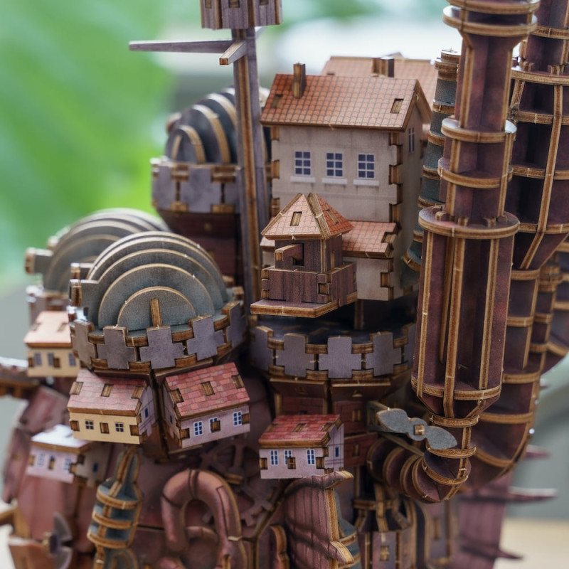 Le Château Ambulant - Maquette en bois Kigumi Château Howl