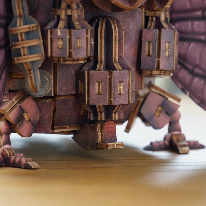 Le Château Ambulant - Maquette en bois Kigumi Château Howl