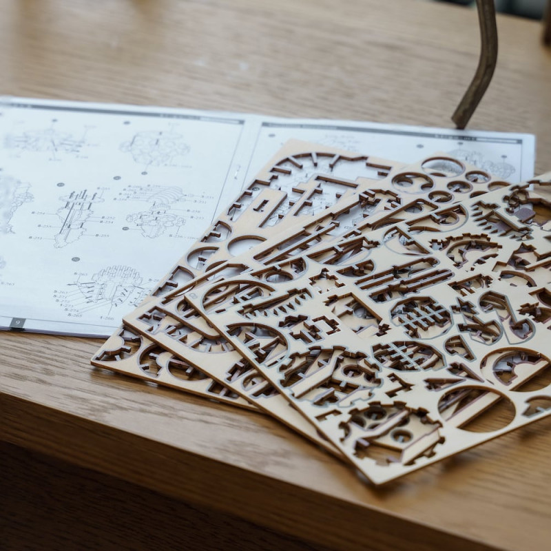 Le Château Ambulant - Maquette en bois Kigumi Château Howl