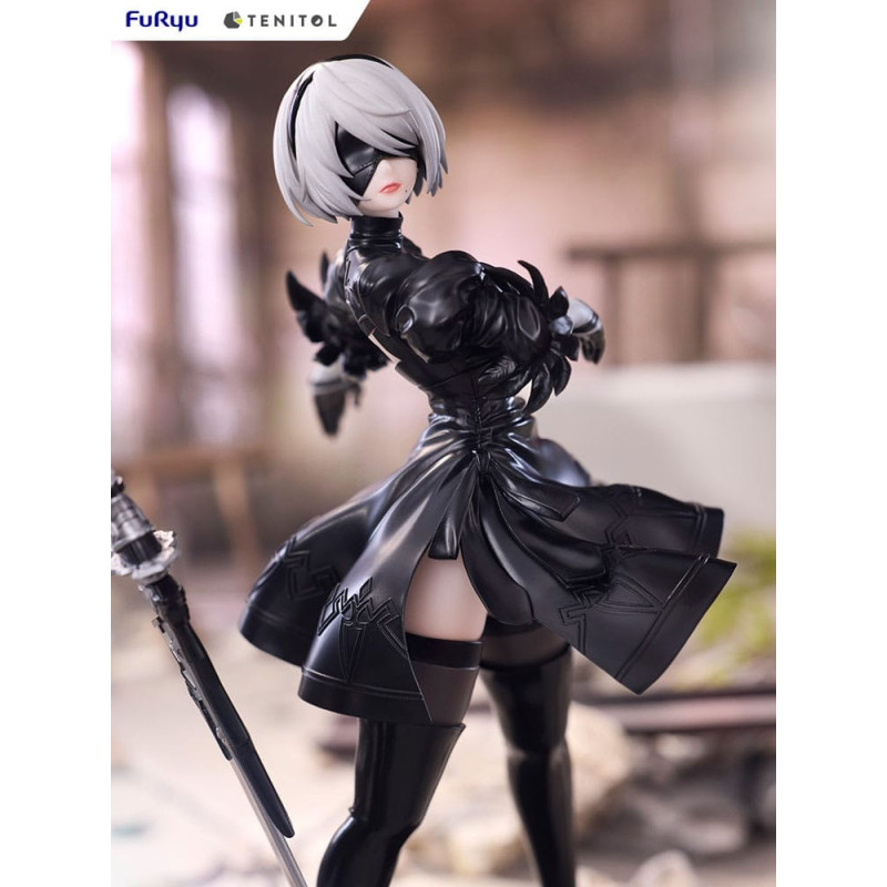 JUILLET 2025 : NieR:Automata - Figurine Tenitol 2B Ver1.1a 22 cm