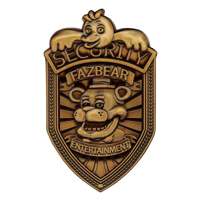 JUIN 2025 : Five Nights at Freddy's - Réplique Security Badge 2014 exemplaires