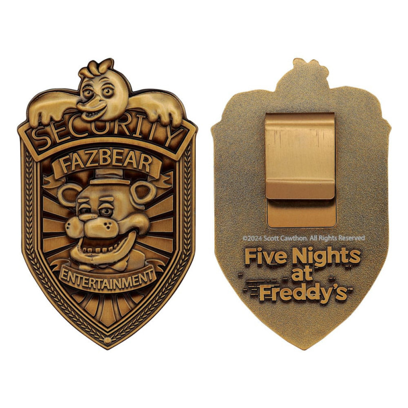 JUIN 2025 : Five Nights at Freddy's - Réplique Security Badge 2014 exemplaires