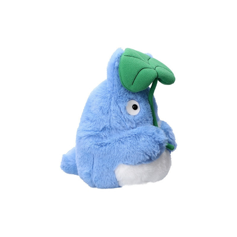 Peluche Nakayoshi Totoro Bleu avec feuille – Mon Voisin Totoro