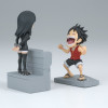 One Piece - Figurine WCF Log Stories : Luffy et Nico Robin BOITE OUVERTE