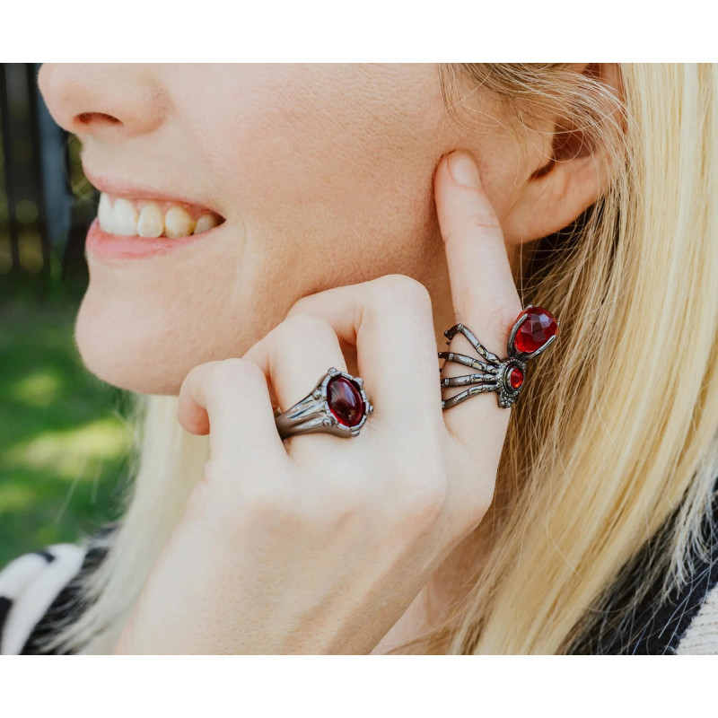 Set de 2 Bagues Beetlejuice – Licence officielle Beetlejuice