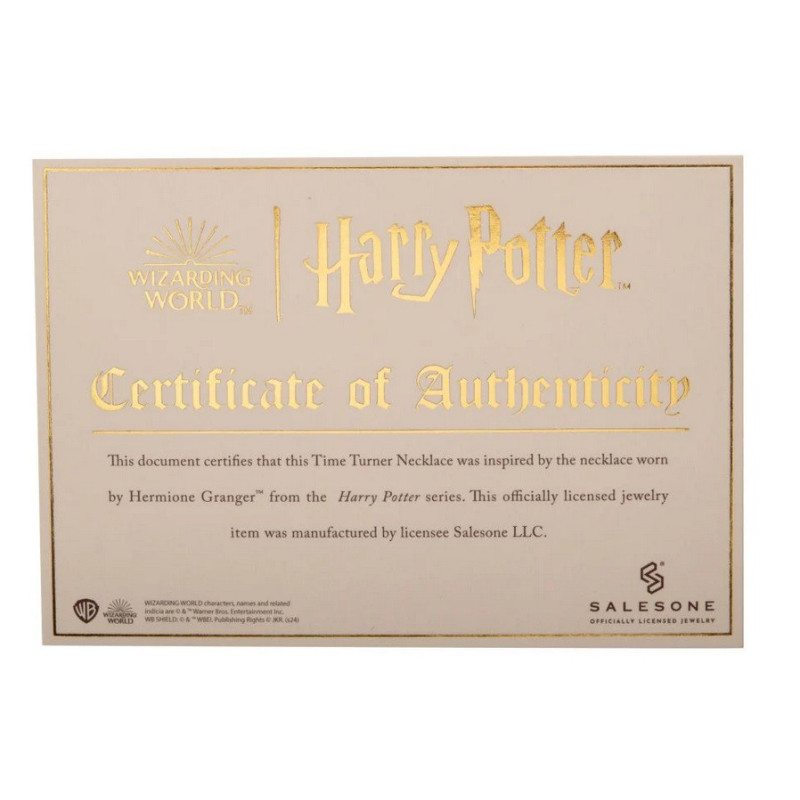 Harry Potter - Réplique du collier Retourneur de Temps Hermione Granger