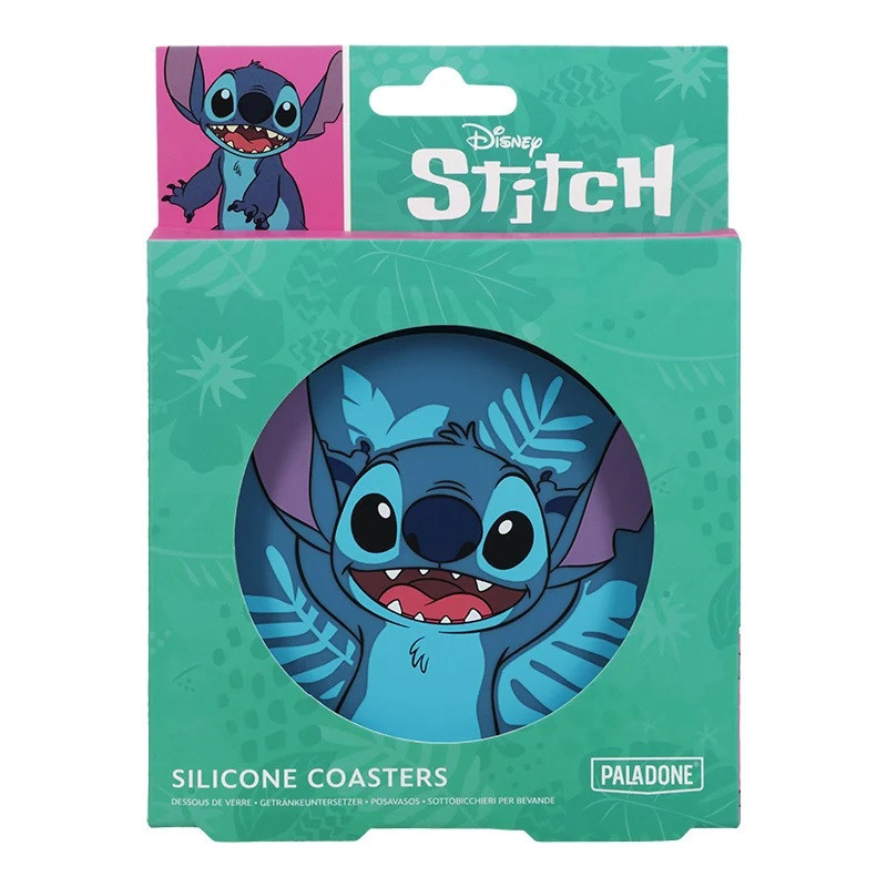 Set 4 Sous-Verres Stitch Disney Silicone – Paladone