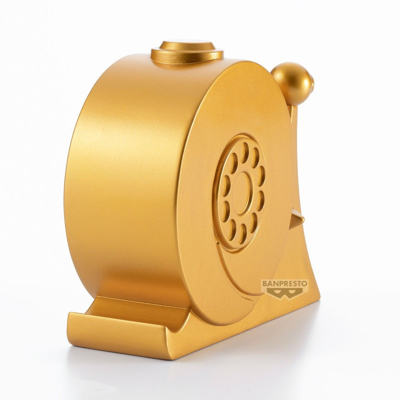 Banpresto – One Piece Sofvimates Golden Den Den Mushi 13 cm
