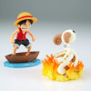 Banpresto – One Piece WCF Log Stories Luffy & Going Merry 8 cm