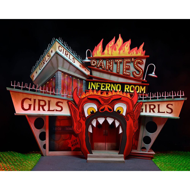 AOUT 2026 : Beetlejuice - Diorama Trenchcoat with Spikes Inferno Room Deluxe Set