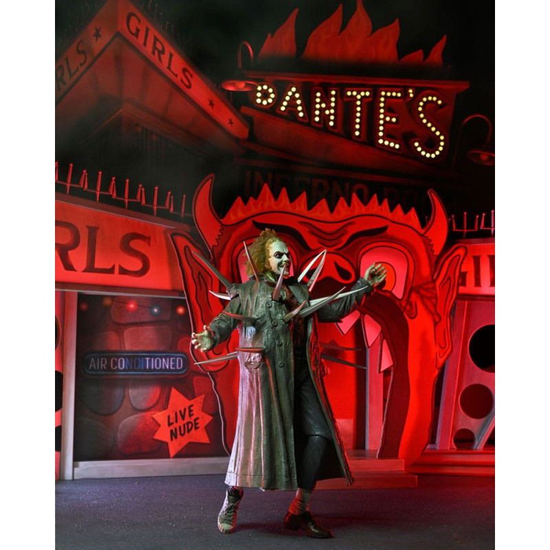 AOUT 2026 : Beetlejuice - Diorama Trenchcoat with Spikes Inferno Room Deluxe Set