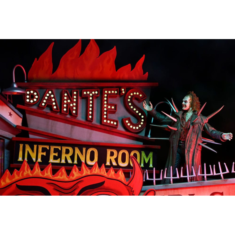 DÉCEMBRE 2025 : Beetlejuice - Diorama Trenchcoat with Spikes Inferno Room Deluxe Set