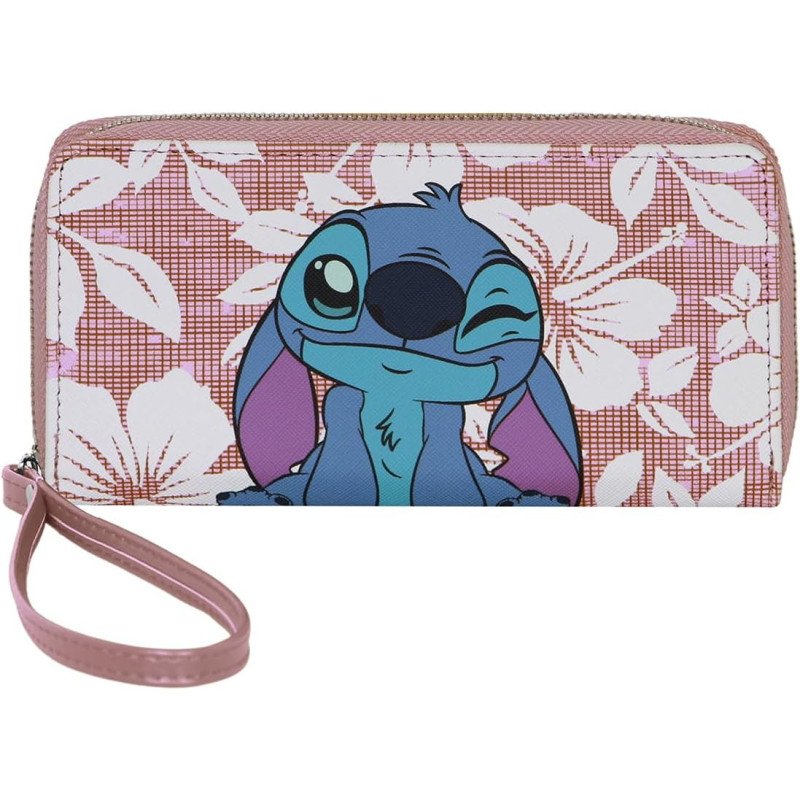 Disney - Portefeuille Stitch Fleurs Maui