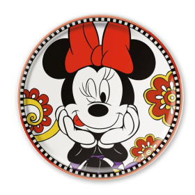 Disney - Assiette à pizza Minnie Mouse