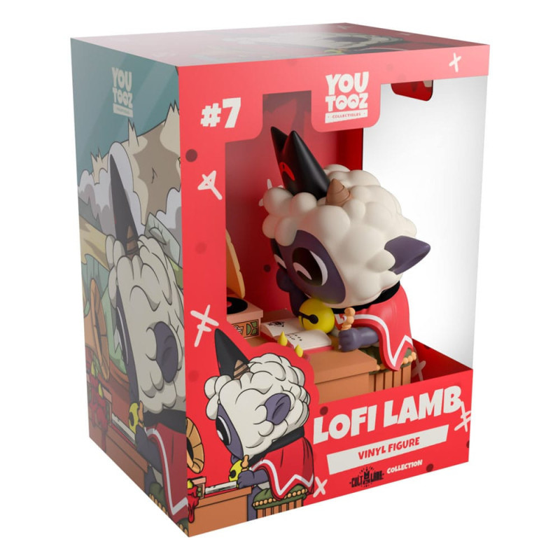 JUILLET 2025 : Cult of the Lamb - Figurine vinyle Lofi Lamb 9 cm