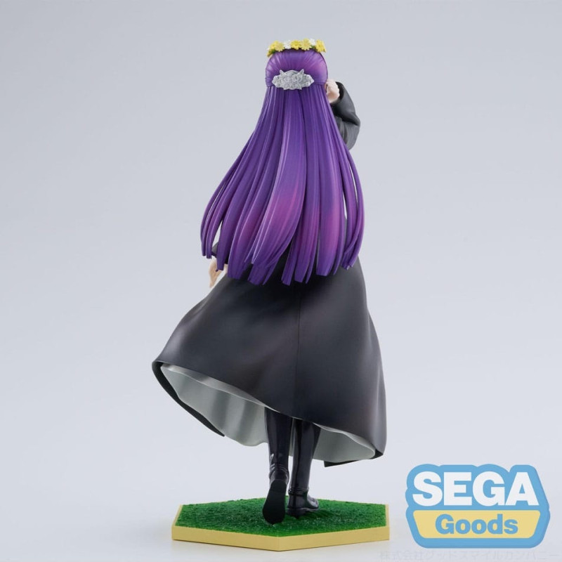 Figurine officielle Fern de Frieren: Beyond Journey's End, sculptée en PVC, 18 cm, par SEGA. Collection Luminasta