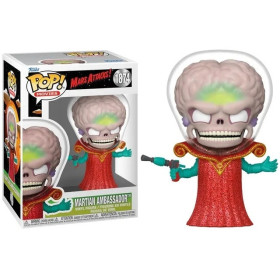 Mars Attacks - Pop! - Martian Ambassador n°1874 BOITE ABIMEE