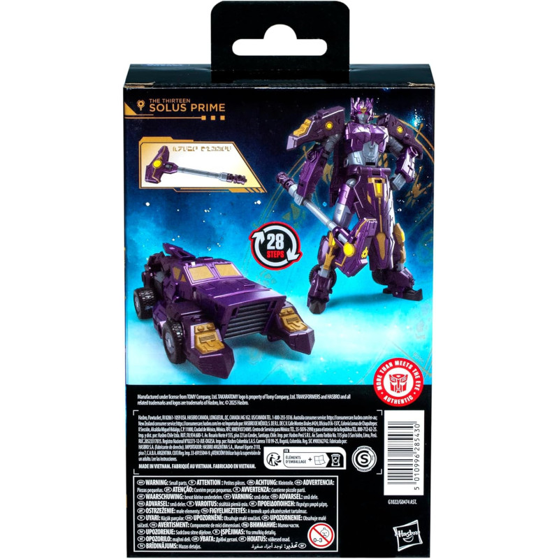 Transformers - Figurine Age of The Primes The Thirteen Solus Prime Classe Deluxe