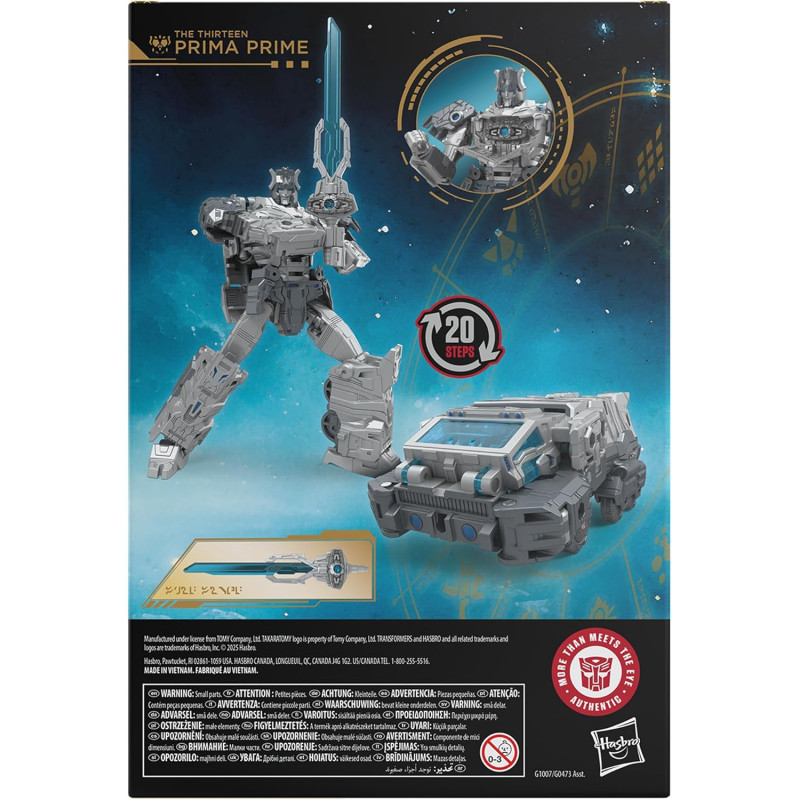 JUILLET 2025 : Transformers - Figurine Age of The Primes The Thirteen Prima Prime Classe Voyageur