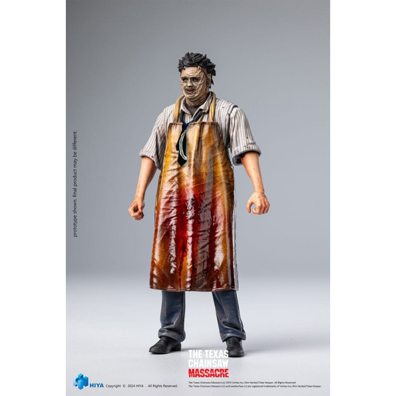 MARS 2026 : Texas Chainsaw Massacre (1974) - Figurine 1/18 Exquisite Mini Leatherface Killing Mask 12 cm