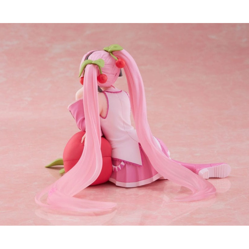 JUILLET 2025 : Hatsune Miku - Figurine Sakura Miku Cherry Cushion Ver. 13 cm