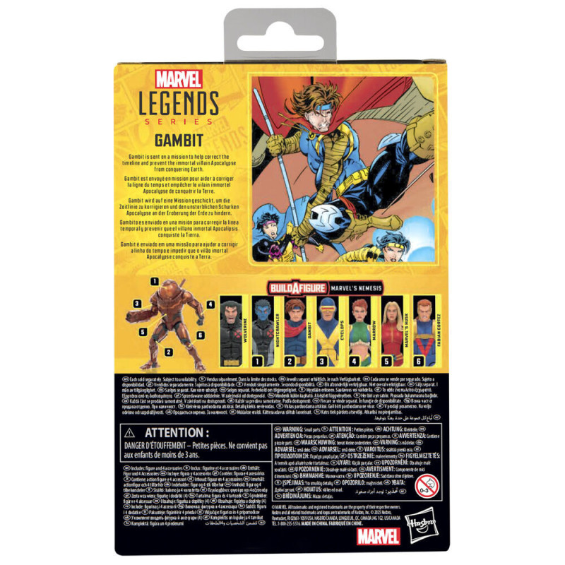 Marvel Legends - Nemesis Series - Figurine Gambit