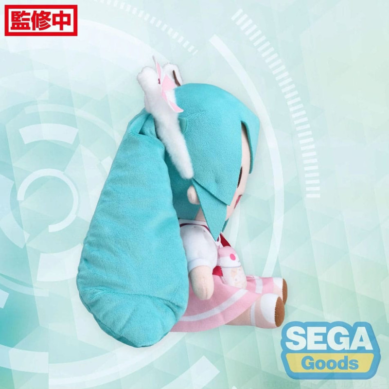 Peluche Hatsune Miku Theme Park M Fuwa Petit 25 cm Officielle SEGA