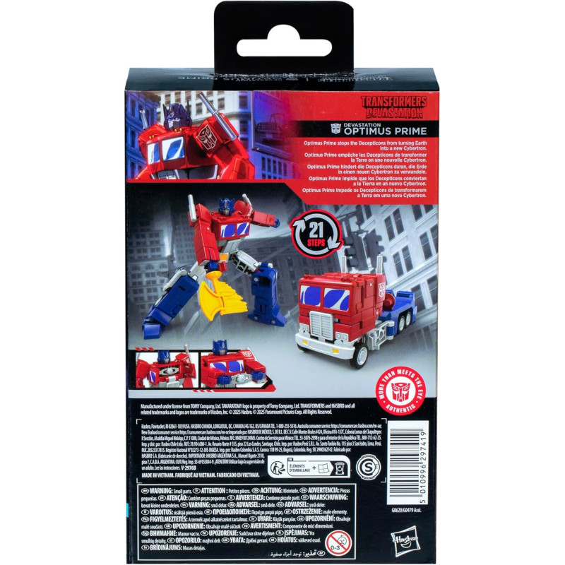 Transformers - Studio Series Deluxe Class - Figurine Devastation Optimus Prime