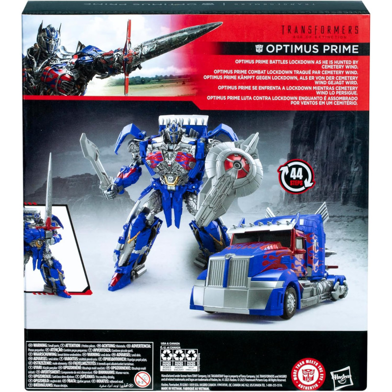 Transformers - Studio Series Leader Class - Figurine Optimus Prime Age of Extinction