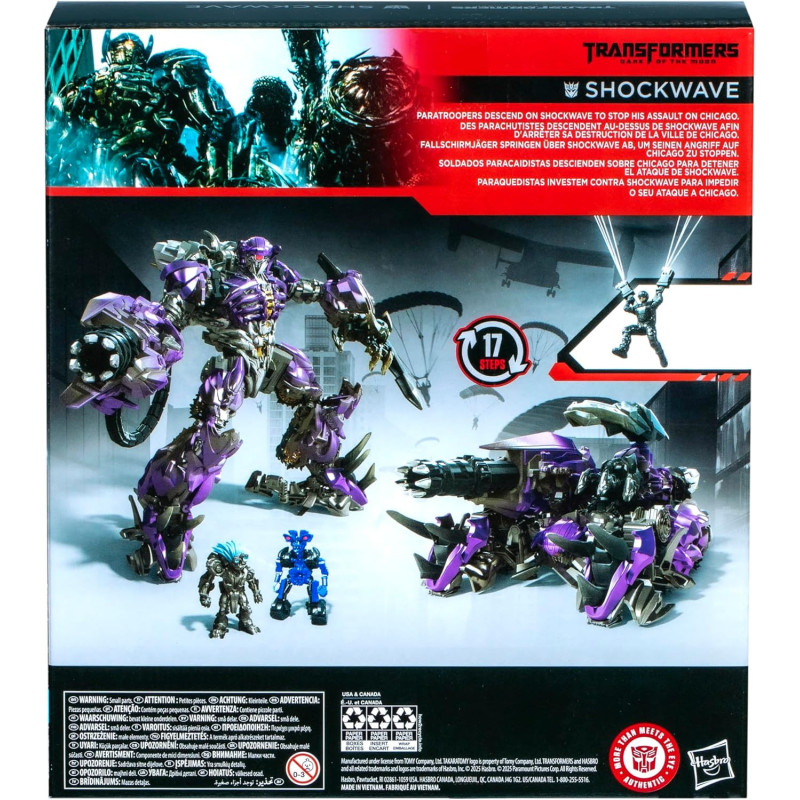 Transformers - Studio Series Leader Class - Figurine Shockwave (Dark Side of the Moon)