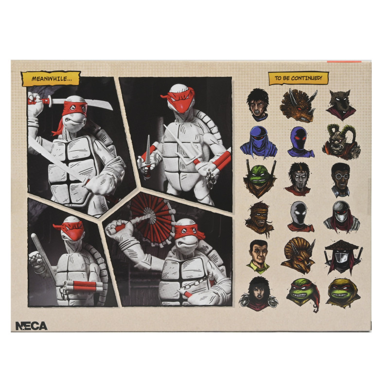 OCTOBRE 2025 : Tortues Ninja - TMNT - Figurines 2-Pack Black and White First Turtles