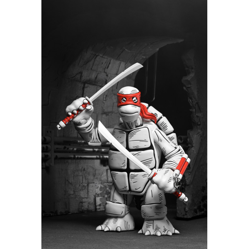 OCTOBRE 2025 : Tortues Ninja - TMNT - Figurines 2-Pack Black and White First Turtles