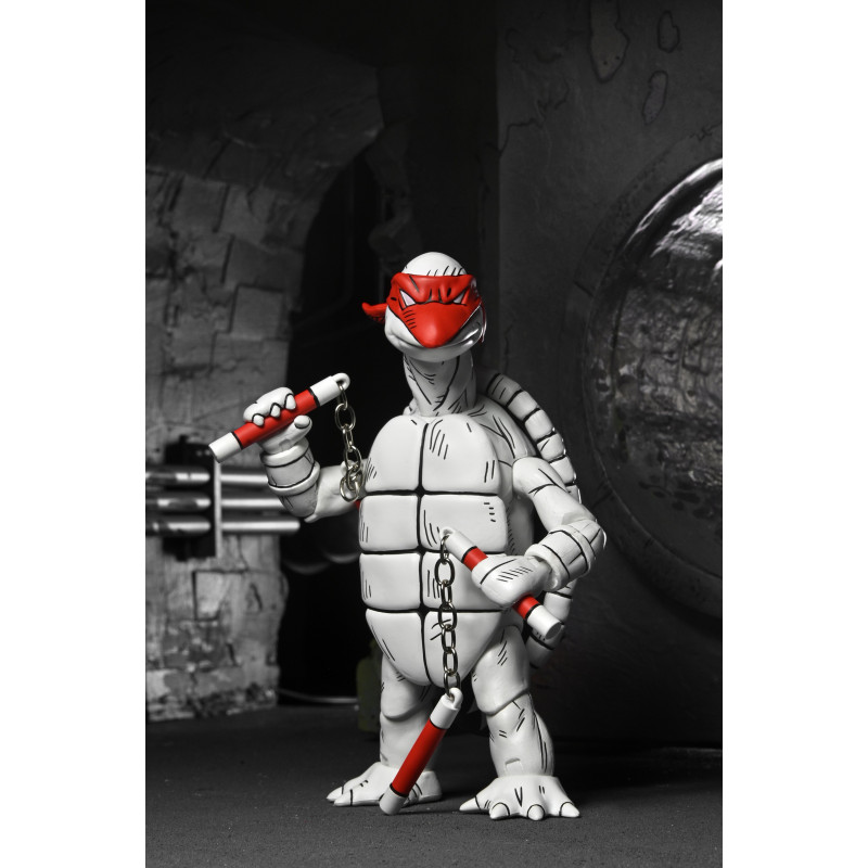 OCTOBRE 2025 : Tortues Ninja - TMNT - Figurines 2-Pack Black and White First Turtles