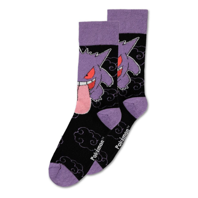 Pokémon - Set de 3 paires de chaussettes 39/42 Leviator, Mew & Ectoplasma