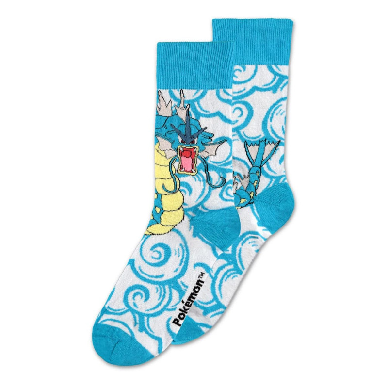Pokémon - Set de 3 paires de chaussettes 39/42 Leviator, Mew & Ectoplasma