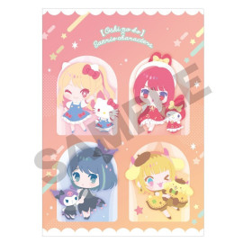 Oshi No Ko x Sanrio - Chemise dossier A4 Orange