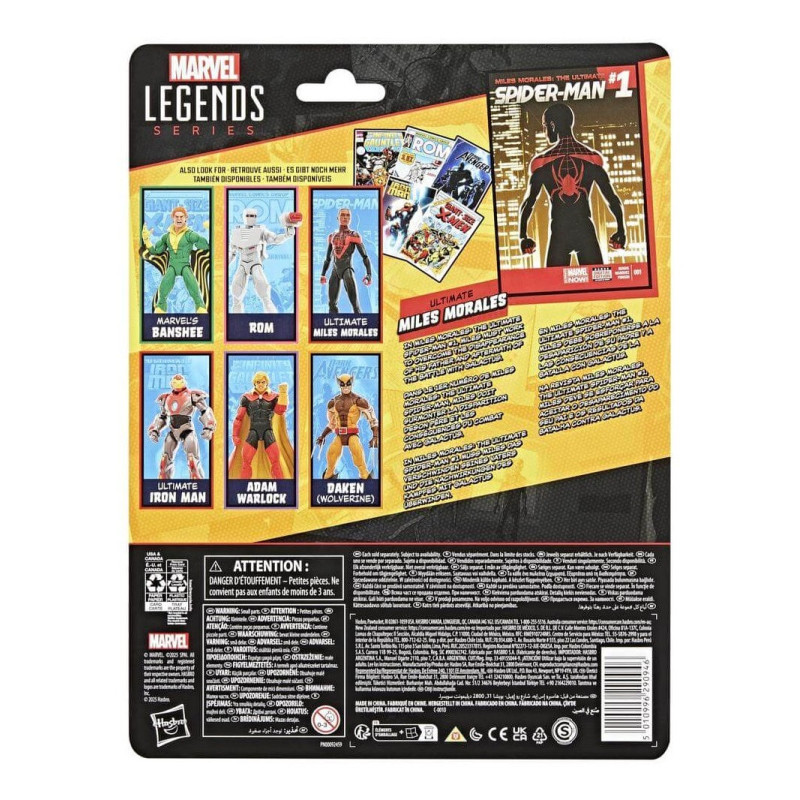Marvel Legends - Retro Collection - Figurine Miles Morales 15 cm (Ultimate Spider-Man)