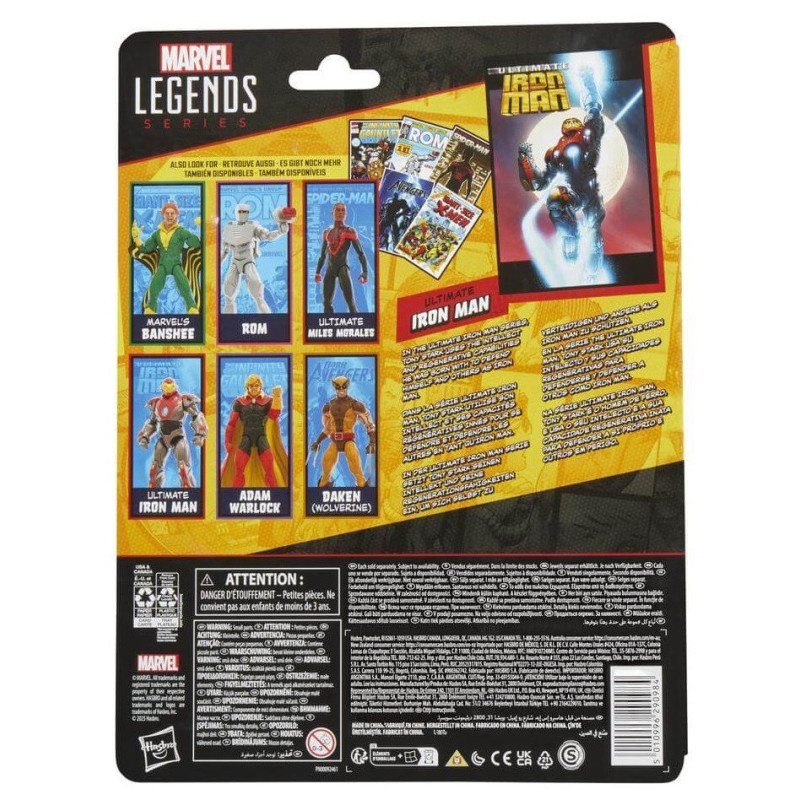 OCTOBRE 2025 : Marvel Legends - Retro Collection - Figurine Ultimate Iron Man 15 cm