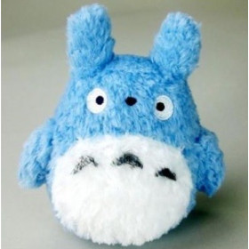 Mon voisin Totoro - peluche fluffy Totoro bleu (12 cm)