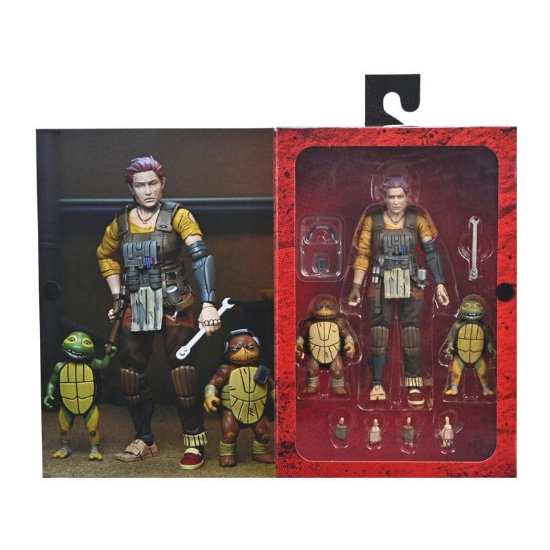 OCTOBRE 2025 : Tortues Ninja - TMNT The Last Ronin Lost Years - Figurine Synja Grammy April with Baby Yi & Moja