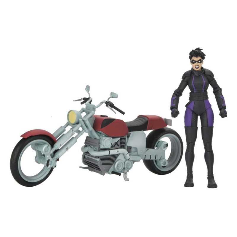 TMNT Casey Marie avec Moto 7” The Last Ronin – NECA