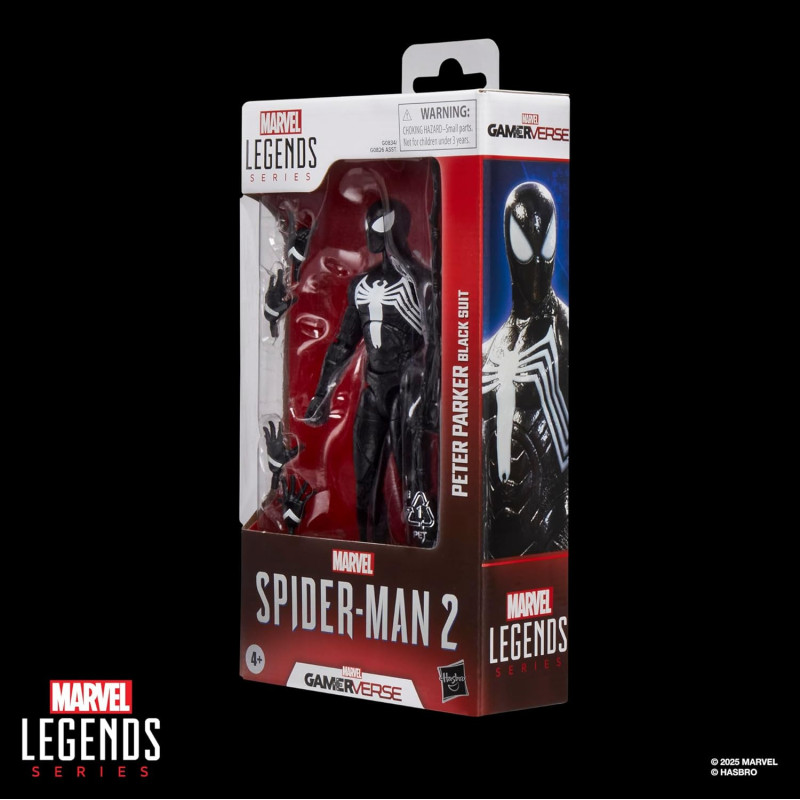 Spider-Man 2 – Marvel Legends Peter Parker Black Suit – Hasbro