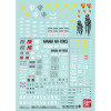 Gundam Decal (HGUC) for Mobile Suit Z Gundam,Gundam ZZ Series 1